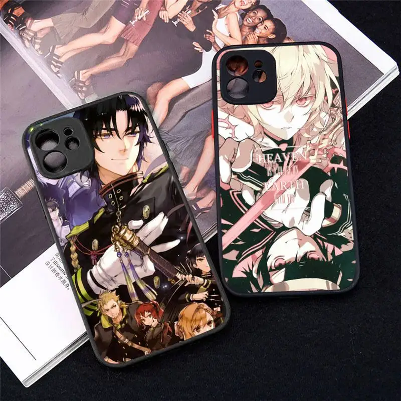 anime Seraph of the end Phone Cases Matte Transparent for iPhone 7 8 11 12 s mini pro X XS XR MAX Plus cover funda cover shell
anime Seraph of the end Phone Cases Matte Transparent for iPhone 7 8 11 12 s mini pro X XS XR MAX Plus cover funda cover shell