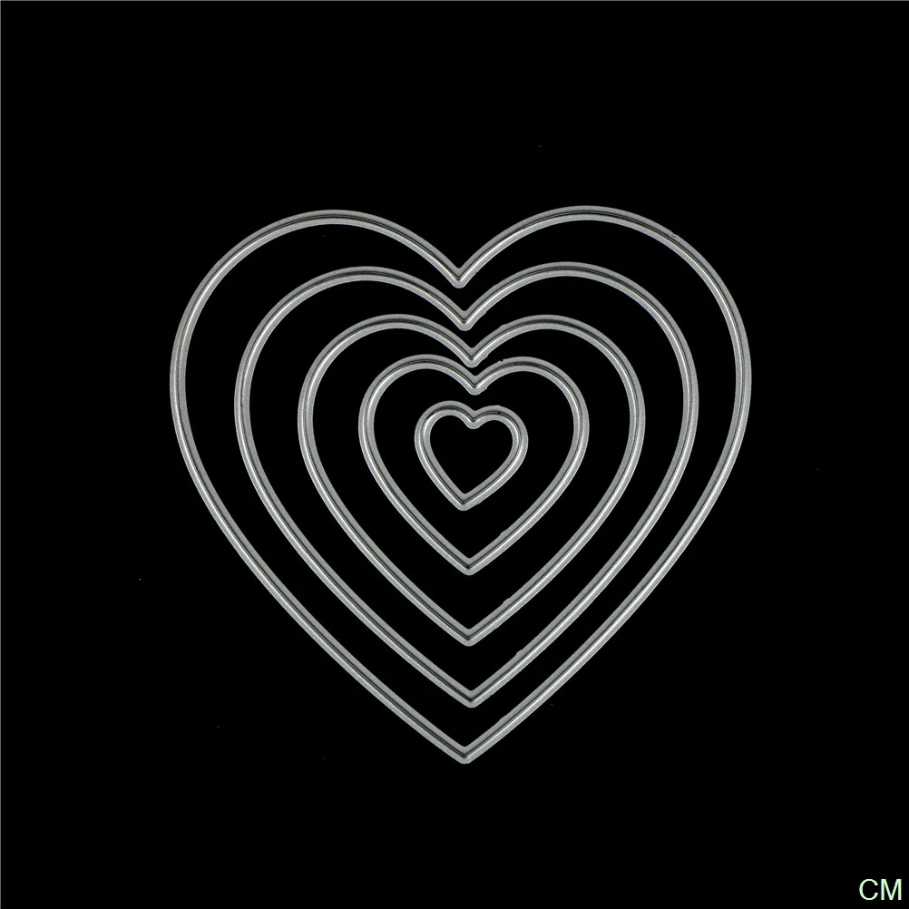 5pcs heart shape DIY Metal Embossing Cut dies Stencil Craft Cards Multi-layers Geometric Polygon Album Book Scrapbooking Dies
5pcs heart shape DIY Metal Embossing Cut dies Stencil Craft Cards Multi-layers Geometric Polygon Album Book Scrapbooking Dies