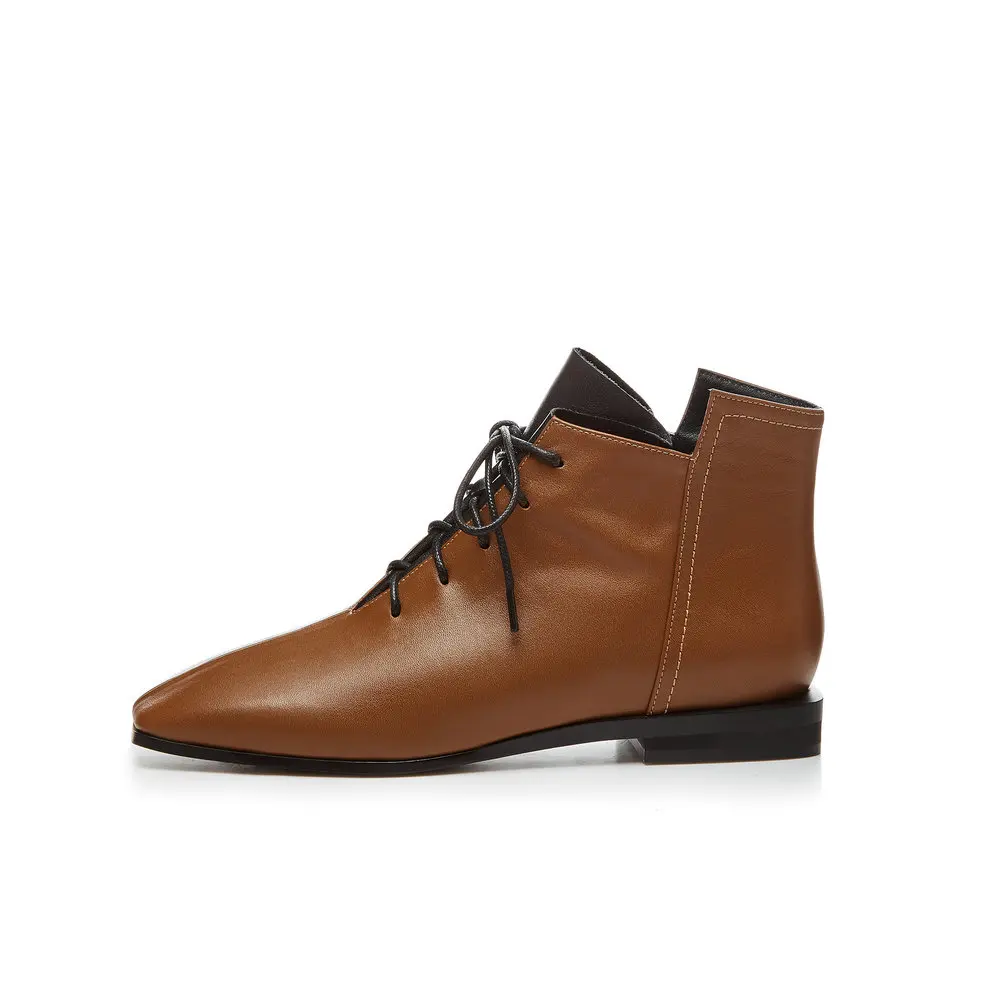 SKLFGXZY 2020 New Autumn/winter Women's boots Genuine leather Ankle lace-up ankle boots European brands handmade
SKLFGXZY 2020 New Autumn/winter Women's boots Genuine leather Ankle lace-up ankle boots European brands handmade