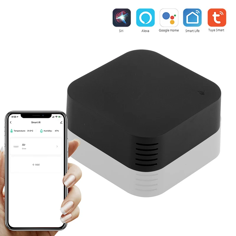 Smart Wireless WiFi-IR Remote Controller Support Tuya/Smart Life WiFi Infrared Remote Controller Air Conditioner TV Universal
Smart Wireless WiFi-IR Remote Controller Support Tuya/Smart Life WiFi Infrared Remote Controller Air Conditioner TV Universal