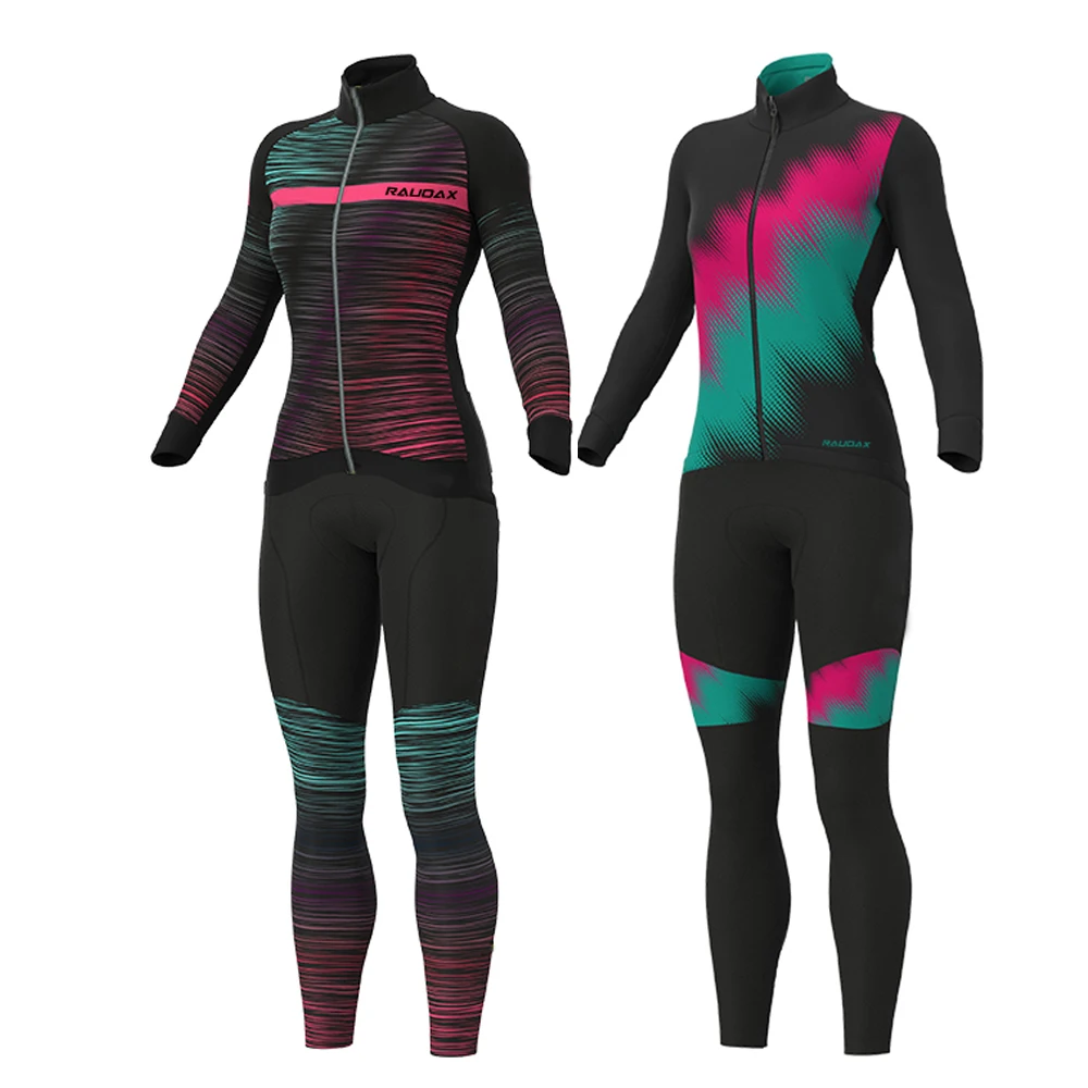 Ropa De Mujer 2021 Pro Team Raudax дорожный велосипед весна/осень Велоспорт Одежда MTB комбинезон