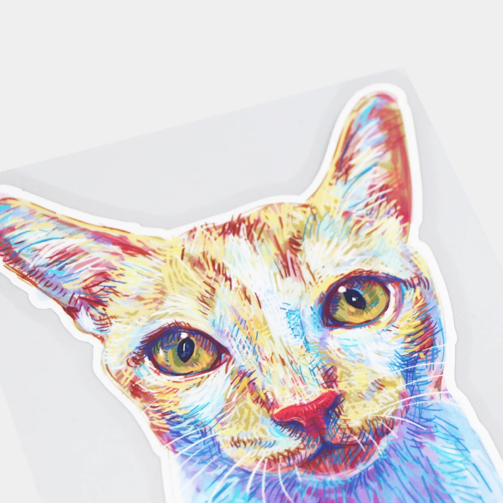 YJZT 11.519CM Cartoon Hand Drawn Cat Fashion Scratch Occlusion Bumper Decoration Car Stickers 21A-0546
YJZT 11.519CM Cartoon Hand Drawn Cat Fashion Scratch Occlusion Bumper Decoration Car Stickers 21A-0546