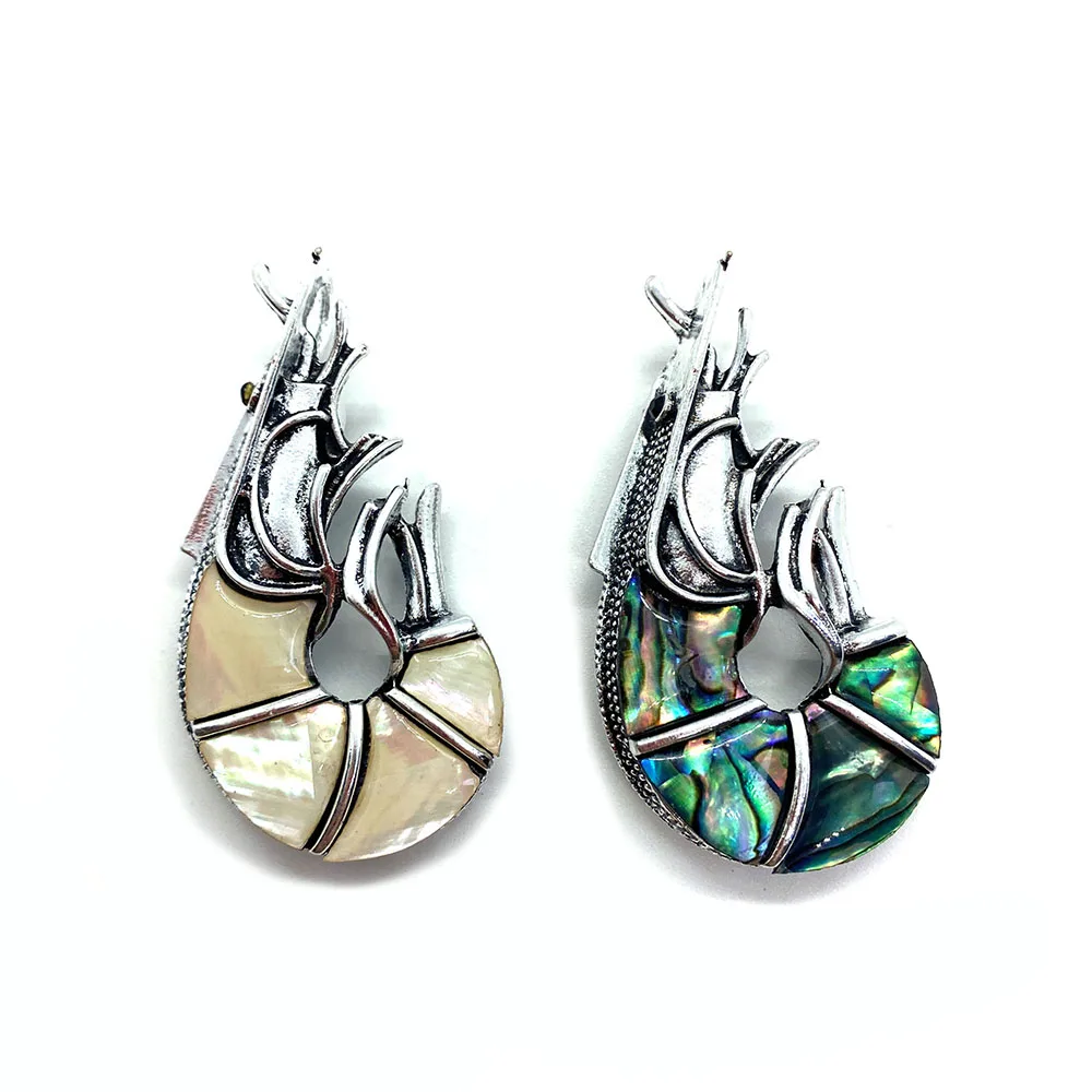 1pcs Natural Animal-shaped Abalone Shell Pendant Size 53 X 28MM Exquisite Fashion Trend-made DIY Necklace Accessories
1pcs Natural Animal-shaped Abalone Shell Pendant Size 53 X 28MM Exquisite Fashion Trend-made DIY Necklace Accessories