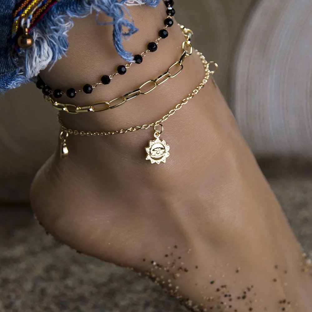 Bohemian Foot Chain Jewelry Anklets For Women Leg Bracelet Boho Dangle Ankle Beach Accessories Barefoot Sandals
Bohemian Foot Chain Jewelry Anklets For Women Leg Bracelet Boho Dangle Ankle Beach Accessories Barefoot Sandals