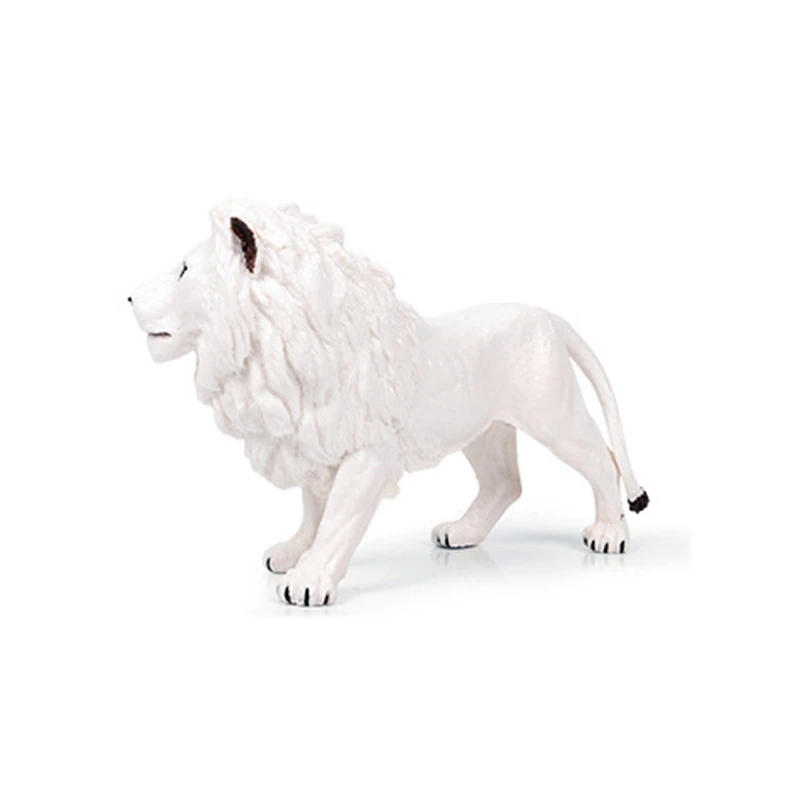 Simulation White Lion Figure Collectible Toys Plastic Animal Action Figures Wild Animal Toys Kids 
Simulation White Lion Figure Collectible Toys Plastic Animal Action Figures Wild Animal Toys Kids