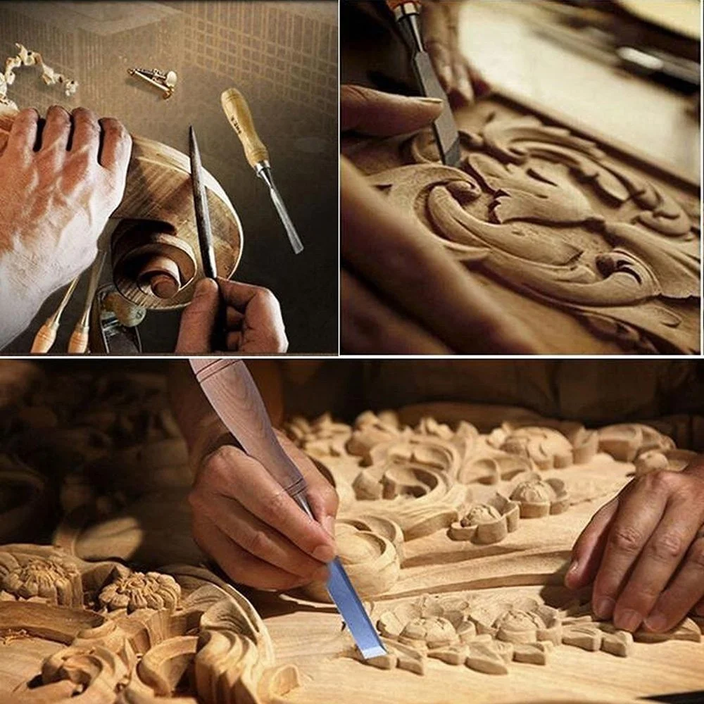 4/12 Pcs/bag Carving Chisel Sharp Woodworking Tools Carrying Case Manual Wood Carving Hand Tools Set For Carpenters
4/12 Pcs/bag Carving Chisel Sharp Woodworking Tools Carrying Case Manual Wood Carving Hand Tools Set For Carpenters