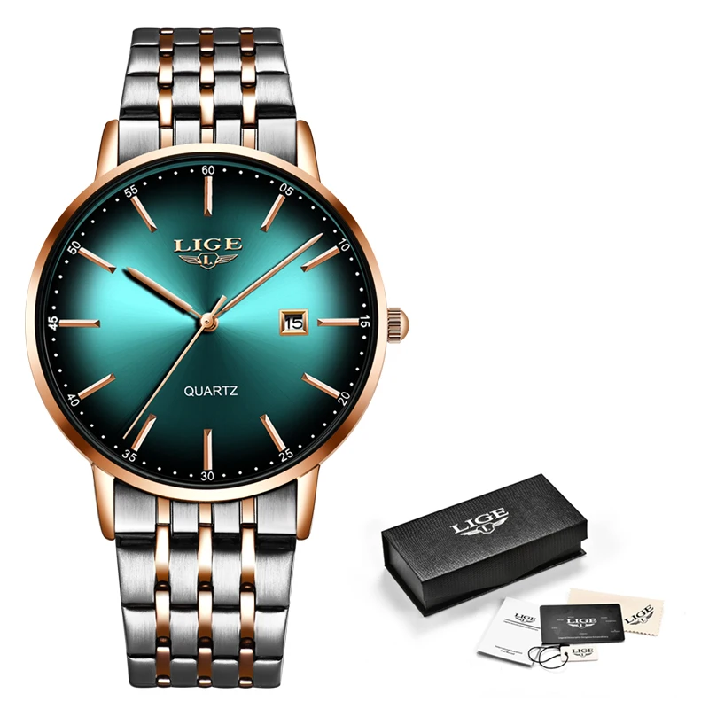 LIGE 2021 New Women Luxury Brand Watch Simple Quartz Lady Waterproof Wristwatch Female Fashion Casual Watches Clocks reloj mujer
LIGE 2021 New Women Luxury Brand Watch Simple Quartz Lady Waterproof Wristwatch Female Fashion Casual Watches Clocks reloj mujer
