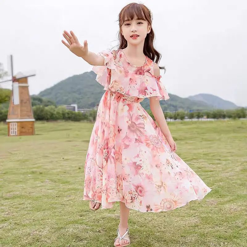 Girls 2021 New Summer Dress 10 Princess Dress 12 Girls Fashion Elegant Chiffon Beach Dress 2 Children's Clothing 10 Kids Clothes
Girls 2021 New Summer Dress 10 Princess Dress 12 Girls Fashion Elegant Chiffon Beach Dress 2 Children's Clothing 10 Kids Clothes
