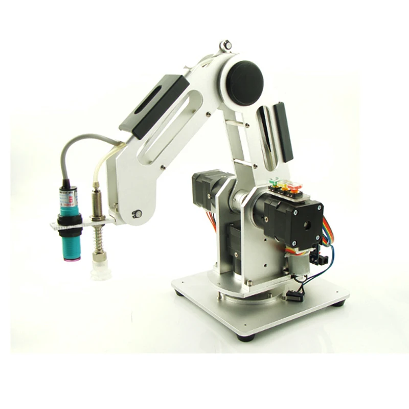 0.5kg Load 3 Axis Handling Palletizing Industrial Robot Arm Desktop Small Teaching Robotic Arm Learning 0.5KG Four DOF DIY Parts
0.5kg Load 3 Axis Handling Palletizing Industrial Robot Arm Desktop Small Teaching Robotic Arm Learning 0.5KG Four DOF DIY Parts