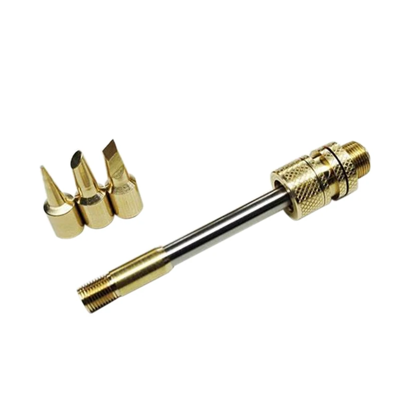B9HF 20-100W Electric Soldering iron Tip Replaceable Solder iron Tip Welding Tools Cutter head Horseshoe Pointed Golden
B9HF 20-100W Electric Soldering iron Tip Replaceable Solder iron Tip Welding Tools Cutter head Horseshoe Pointed Golden