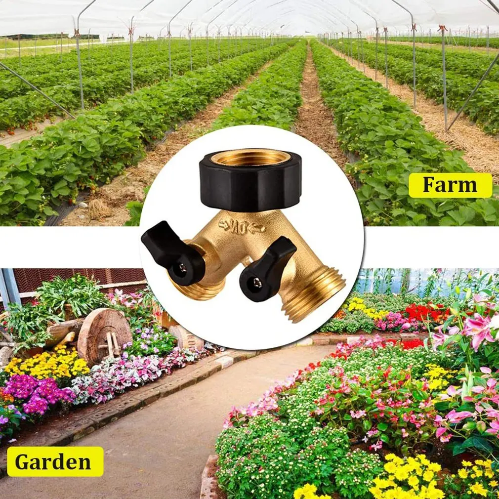 1 Piece Garden Hose Distributor Heavy Brass Connector Faucet Distributor Y Type Distributor Preservative
1 Piece Garden Hose Distributor Heavy Brass Connector Faucet Distributor Y Type Distributor Preservative