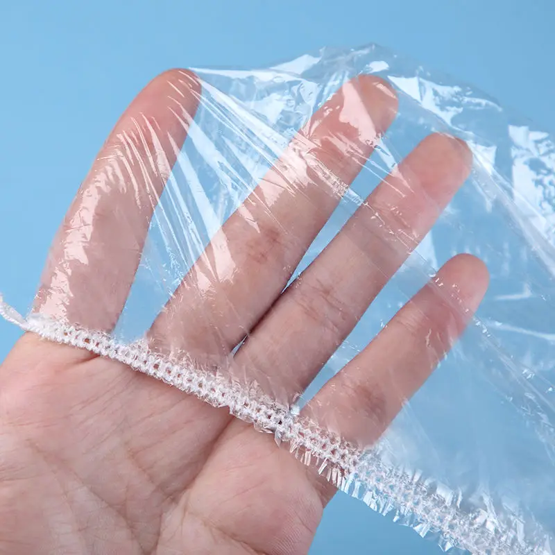 100PCS Disposable Shower Caps Transparent and Waterproof Hair Salon Hotel One-Off Bathing Elastic Shower Hat Bathroom Products
100PCS Disposable Shower Caps Transparent and Waterproof Hair Salon Hotel One-Off Bathing Elastic Shower Hat Bathroom Products
