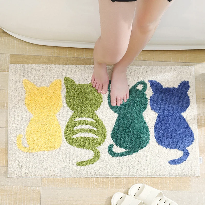 Cartoon Bath Mat Super Absorbent Non-Slip Door Doormat Bath Mat Quick Drying Washable Polyester Bathroom Rug HANW88
Cartoon Bath Mat Super Absorbent Non-Slip Door Doormat Bath Mat Quick Drying Washable Polyester Bathroom Rug HANW88