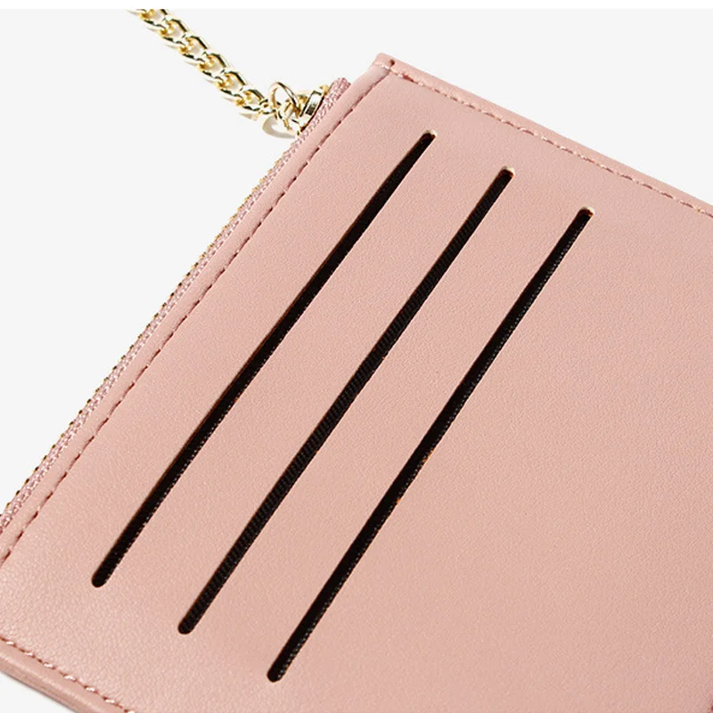New Ladies Fashion Small Wallet Slim PU Leather Card Holder Case Women Zipper Change Purse With Keychain Cartera Mujer
New Ladies Fashion Small Wallet Slim PU Leather Card Holder Case Women Zipper Change Purse With Keychain Cartera Mujer