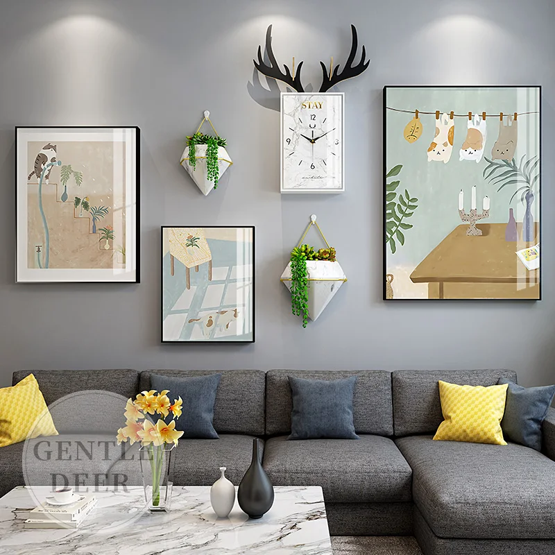 Современная декоративная картина, подходит для фона дивана, Настенная картина, абстраксветильник скандинавский свет, роскошный стиль, Наст...
Современная декоративная картина, подходит для фона дивана, Настенная картина, абстраксветильник скандинавский свет, роскошный стиль, Наст...