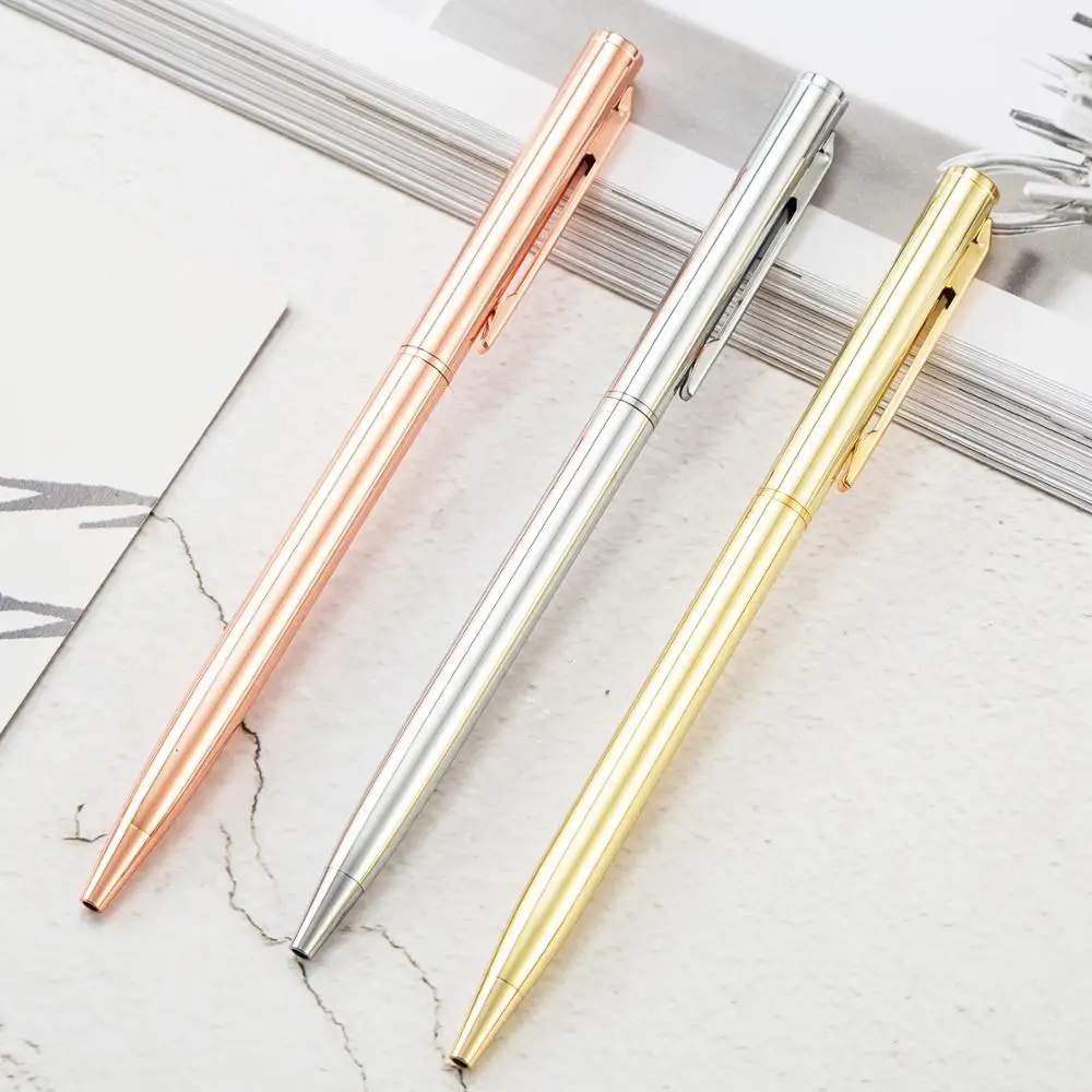 36 pcs/lot Sample Metal Ballpoint pen Cute Rotary Ball pens Business pen office School writing supplies
36 pcs/lot Sample Metal Ballpoint pen Cute Rotary Ball pens Business pen office School writing supplies