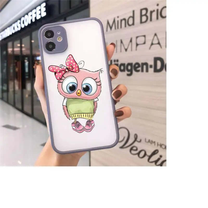Lovely Animal Owl Phone Cases matte transparent For iphone 7 8 11 12 plus mini x xs xr pro max cover
Lovely Animal Owl Phone Cases matte transparent For iphone 7 8 11 12 plus mini x xs xr pro max cover