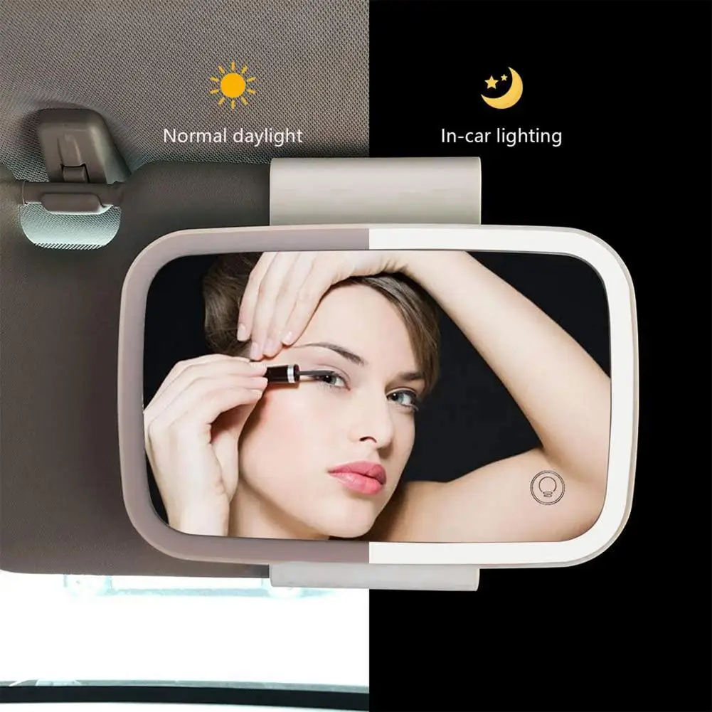 2022 Universal LED Car Interior Mirror Touch Switch Makeup Mirror Sun Visor High Clear Interior HD Mirror 178*142mm
2022 Universal LED Car Interior Mirror Touch Switch Makeup Mirror Sun Visor High Clear Interior HD Mirror 178*142mm