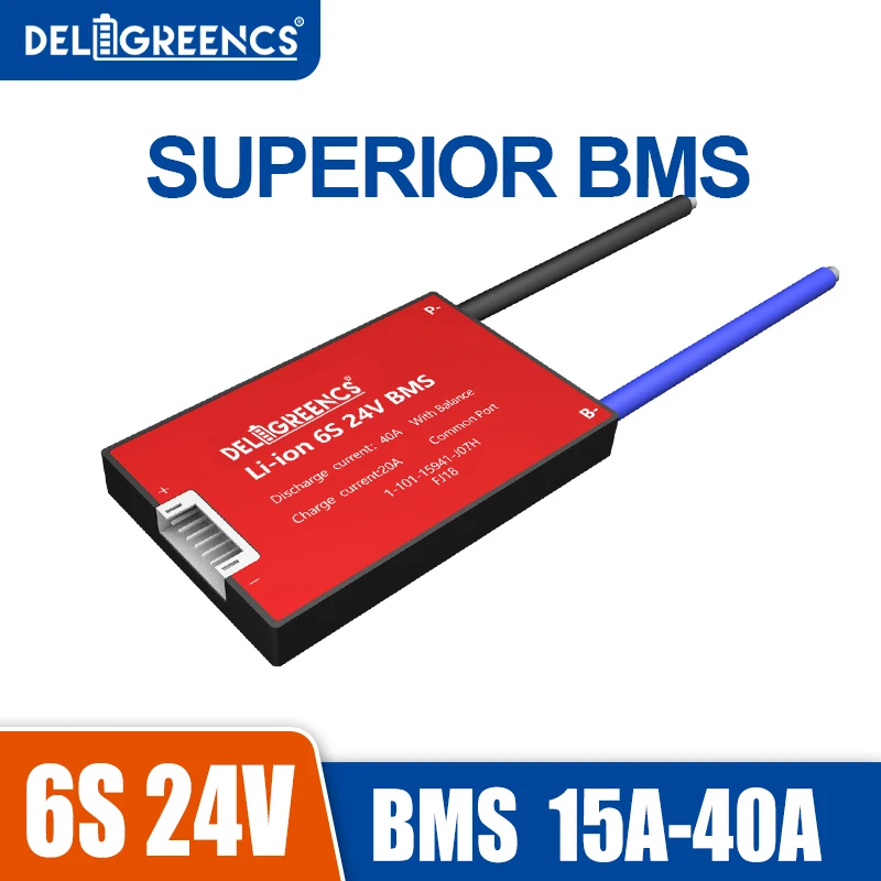 3.7V BMS 18650 Li-ion BMS 6s 24v 15A 40A Lithium Balance Battery Protection Board With Balance For Scooter Low Speed EV Ebike
3.7V BMS 18650 Li-ion BMS 6s 24v 15A 40A Lithium Balance Battery Protection Board With Balance For Scooter Low Speed EV Ebike