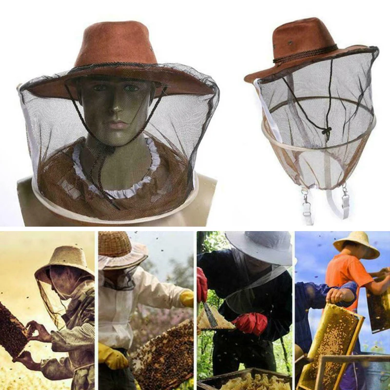 Beekeeping Beekeeper Cowboy Hat Mosquito Bee Insect Face Veil Net Protector Design Anti Bee Hat Breeding Supplies Fast Shipping
Beekeeping Beekeeper Cowboy Hat Mosquito Bee Insect Face Veil Net Protector Design Anti Bee Hat Breeding Supplies Fast Shipping