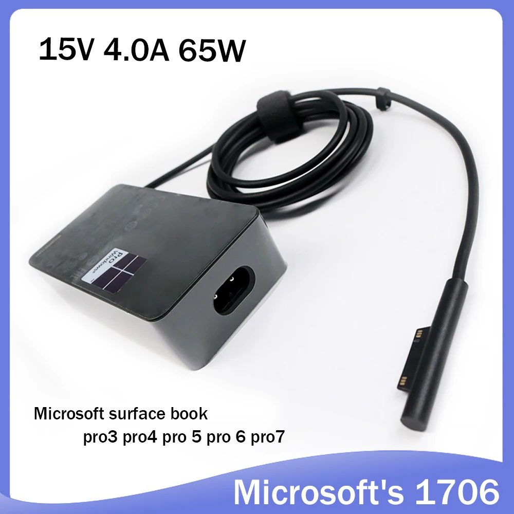 

Зарядное устройство для планшетов, 15 В, 4 а, 65 Вт, 1706 для Microsoft Surface Pro 4 1724