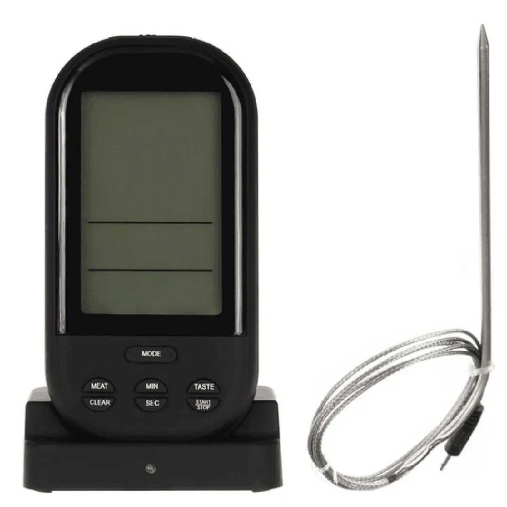 Wireless Digital LCD Display BBQ Thermometer Kitchen Barbecue Digital Probe Meat Thermometer BBQ Temperature Tool
Wireless Digital LCD Display BBQ Thermometer Kitchen Barbecue Digital Probe Meat Thermometer BBQ Temperature Tool