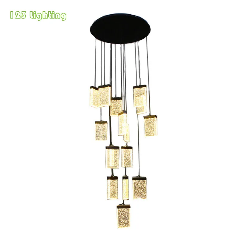 Modern Rectangle Crystal Hotel Hall Pendant Lights Villa Foyer Hanging Lamp Restaurant Pendant Lamp Cable adjustable Loft Deco
Modern Rectangle Crystal Hotel Hall Pendant Lights Villa Foyer Hanging Lamp Restaurant Pendant Lamp Cable adjustable Loft Deco
