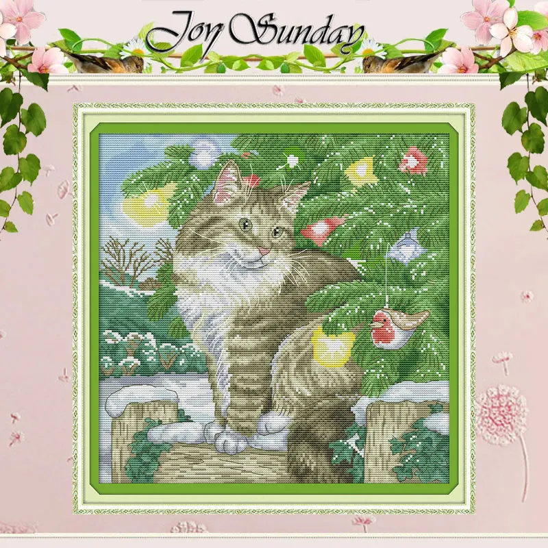 Christmas cat Patterns Counted Cross Stitch 11CT printed 14CT Cross Stitch Sets Animals Cross-Stitch Kits Embroidery Needlework
Christmas cat Patterns Counted Cross Stitch 11CT printed 14CT Cross Stitch Sets Animals Cross-Stitch Kits Embroidery Needlework