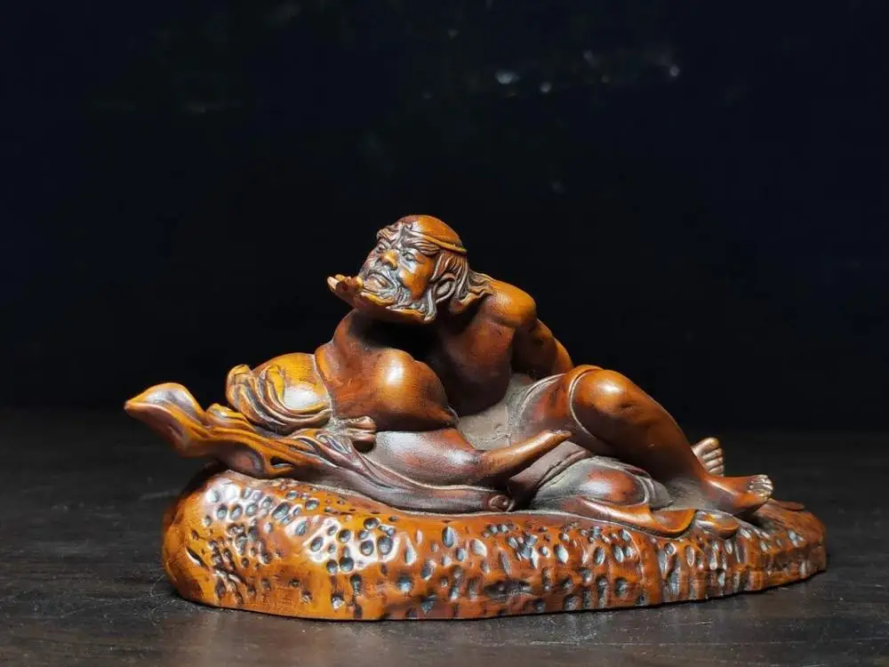 wedding decoration Chinese Boxwood Seikos Wood Carving Tieguai Li statue One of the Eight Immortals Buddha Statue
wedding decoration Chinese Boxwood Seikos Wood Carving Tieguai Li statue One of the Eight Immortals Buddha Statue