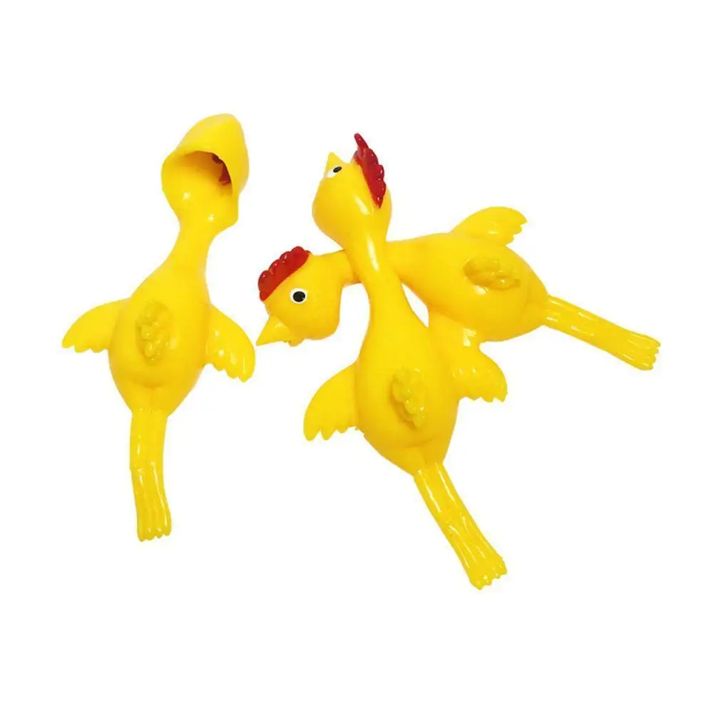 TPR soft material Catapult Launch Turkey Fun and Tricky Slingshot Chick Practice Chicken Elastic Flying Finger Birds Sticky Toys 
TPR soft material Catapult Launch Turkey Fun and Tricky Slingshot Chick Practice Chicken Elastic Flying Finger Birds Sticky Toys