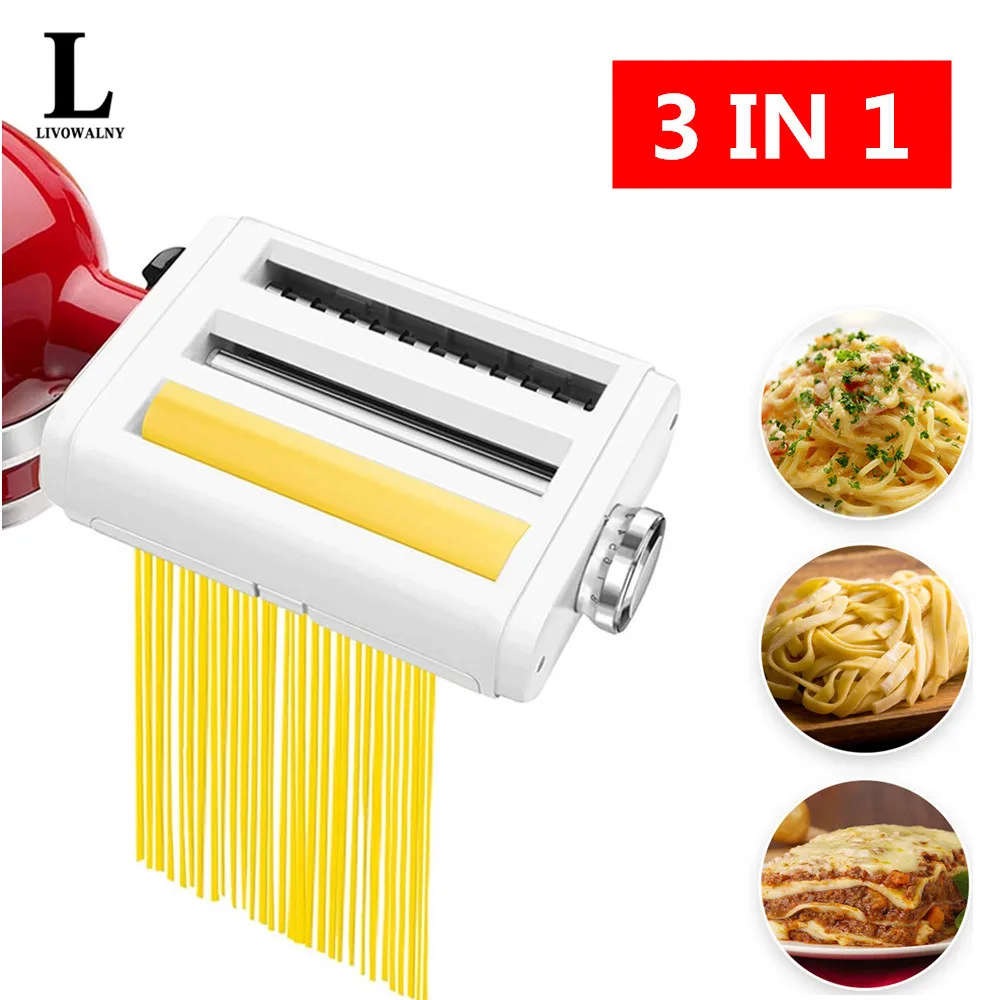 For KitchenAid Stand Mixers Pasta Maker Attachment 3 in 1 Set Pasta Sheet Roller Dough Roller Cutter Noodle Maker
For KitchenAid Stand Mixers Pasta Maker Attachment 3 in 1 Set Pasta Sheet Roller Dough Roller Cutter Noodle Maker