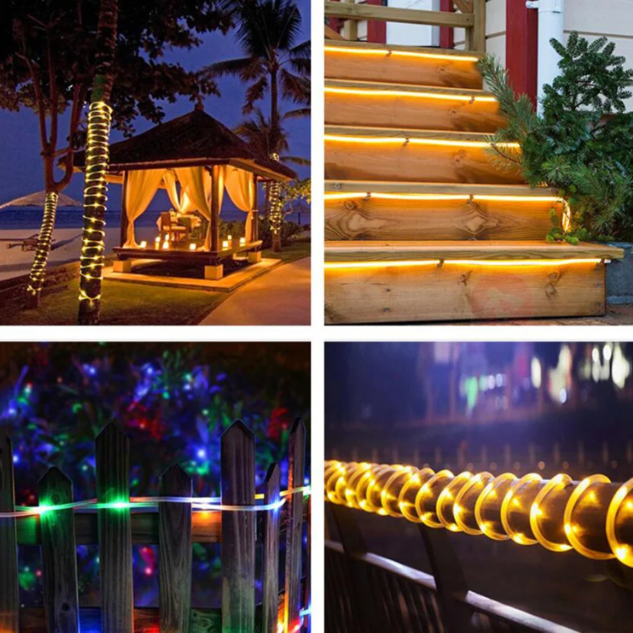 Thrisdar LED Rope Lights 15M 150LED Tube Rope String Lights Battery Powered Christmas Twinkle Light For Wedding Patio Garden
Thrisdar LED Rope Lights 15M 150LED Tube Rope String Lights Battery Powered Christmas Twinkle Light For Wedding Patio Garden
