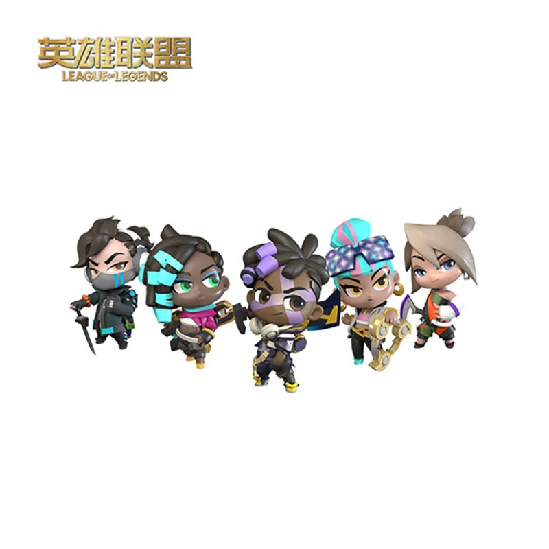 League of Legends 5Pcs Mini Figure Set True Damage Anime Figures Collectibles Pvc Model Hand-Made Model Decoration Doll Toy Gift
League of Legends 5Pcs Mini Figure Set True Damage Anime Figures Collectibles Pvc Model Hand-Made Model Decoration Doll Toy Gift