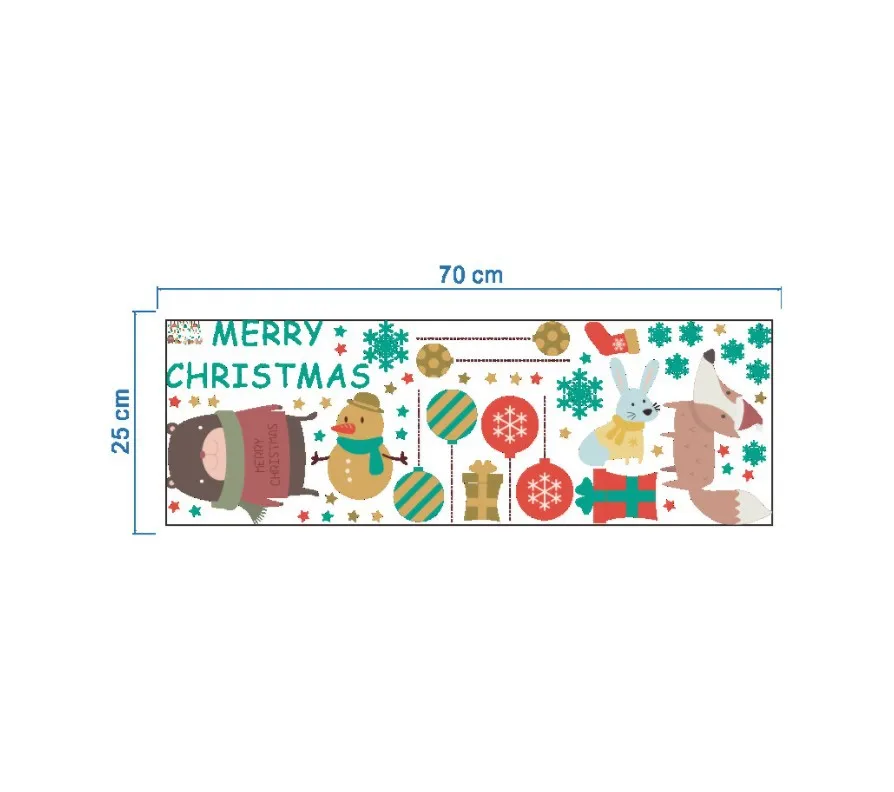 Removable Christmas window wall stickers bedroom living room glass doors and windows background decoration stickers
Removable Christmas window wall stickers bedroom living room glass doors and windows background decoration stickers