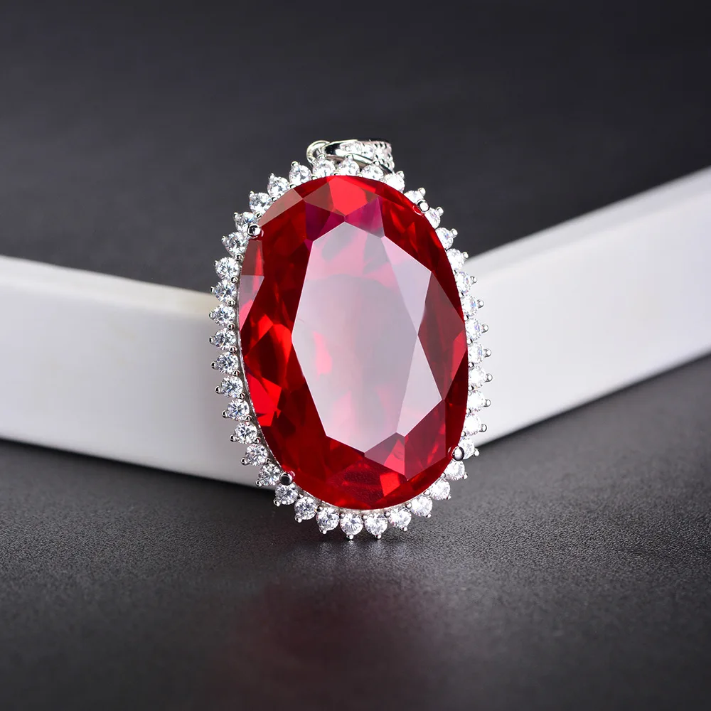 Fashion Classic 925 Sterling Silver Huge Natural AAAAA Zircon Gemstone Pendant White Gold Necklace Jewelry Wholesale
Fashion Classic 925 Sterling Silver Huge Natural AAAAA Zircon Gemstone Pendant White Gold Necklace Jewelry Wholesale