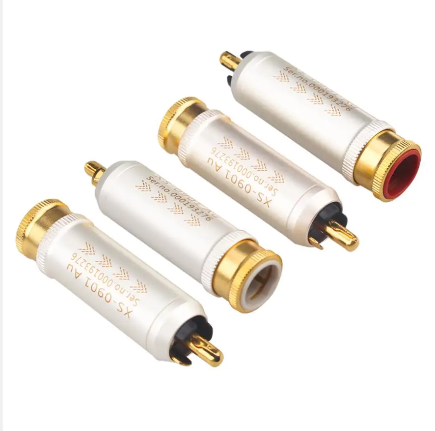 Hi-End Red Copper Shell Gold-Plated RCA Audio Plug Power Amplifier HIFI Audio Video Connection Plug Adapted
Hi-End Red Copper Shell Gold-Plated RCA Audio Plug Power Amplifier HIFI Audio Video Connection Plug Adapted