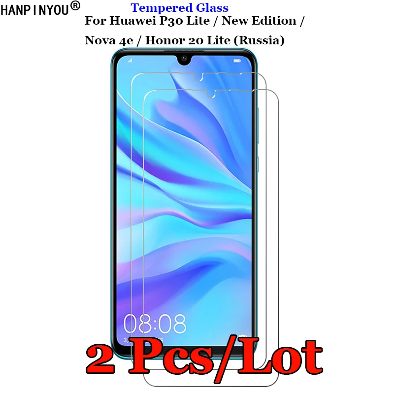 2 Pcs/Lot For Huawei P30 Lite / New Edition / Nova 4e / Honor 20 Lite (RU)Tempered Glass 9H 2.5D Premium Screen Protector Film
2 Pcs/Lot For Huawei P30 Lite / New Edition / Nova 4e / Honor 20 Lite (RU)Tempered Glass 9H 2.5D Premium Screen Protector Film