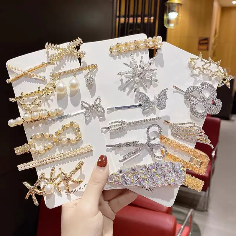 2021 New Pearl Fashion Women's Hairpins Korean Bow Hair Clip Elegant Rhinestone Alloy Girls Bobby Pin Headdress Hair Accessories
2021 New Pearl Fashion Women's Hairpins Korean Bow Hair Clip Elegant Rhinestone Alloy Girls Bobby Pin Headdress Hair Accessories