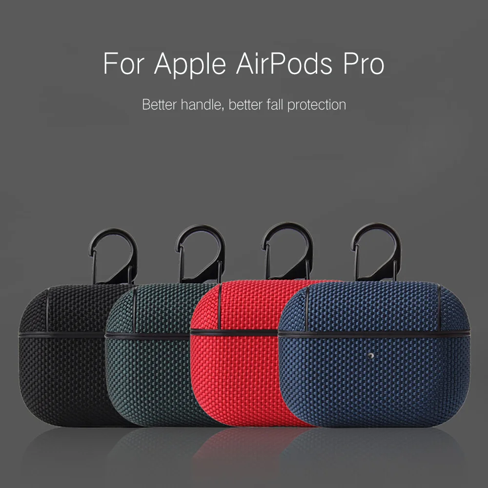 Нейлоновый чехол для Airpods pro 3rd роскошный защитный наушников Apple противоударный