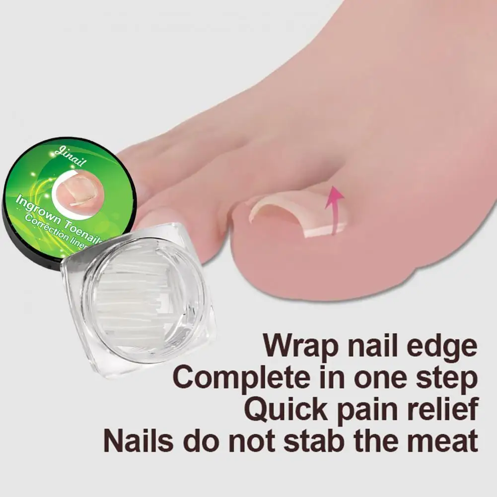 10Pcs/Box Nail Pad C-Shaped Slot Isolate Toenails Soft Ultra Thin Plastic Toenail Filling Patch for Unisex
10Pcs/Box Nail Pad C-Shaped Slot Isolate Toenails Soft Ultra Thin Plastic Toenail Filling Patch for Unisex