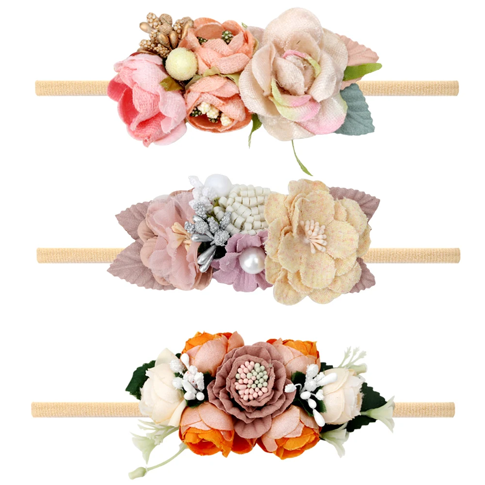 Cheer Bows Lovely Baby Floral Headbands Artificial Mesh Flower Pearl Hair Bands For Baby Girls Sweet Rose Wedding Accessories
Cheer Bows Lovely Baby Floral Headbands Artificial Mesh Flower Pearl Hair Bands For Baby Girls Sweet Rose Wedding Accessories
