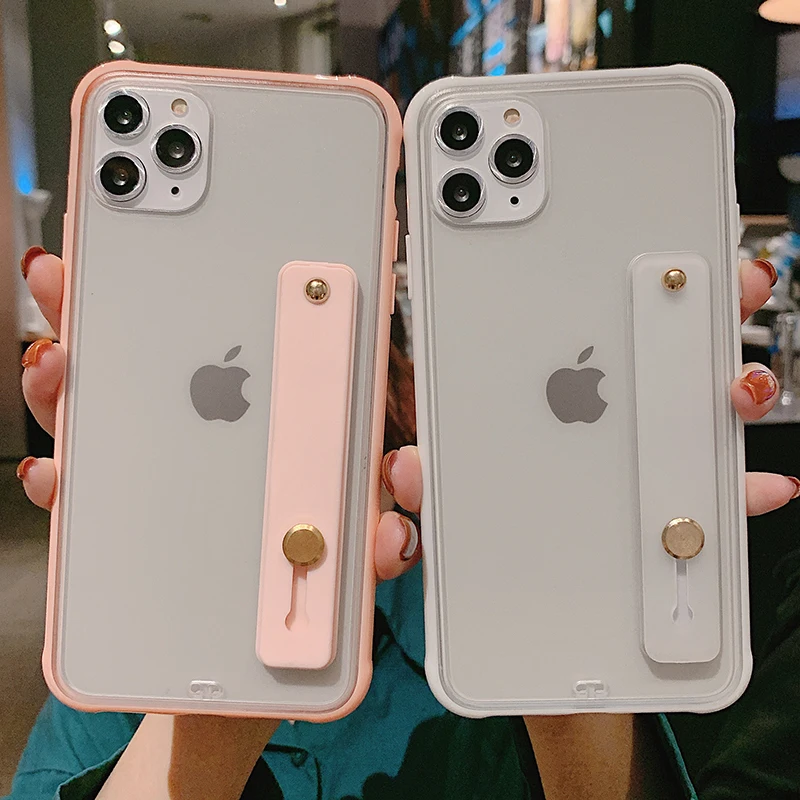 Прозрачный бампер противоударный чехол для телефона iPhone 11 Pro Max XR XS X 8 7 6 6S Plus с