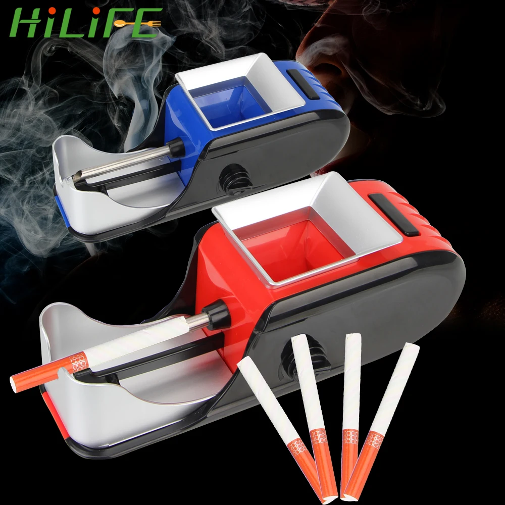 HILIFE Tobacco Roller Smoking Accessories Tobacco Rolling Injector Cigarette Rolling Machine EU/US Plug Filling Materials DIY
HILIFE Tobacco Roller Smoking Accessories Tobacco Rolling Injector Cigarette Rolling Machine EU/US Plug Filling Materials DIY