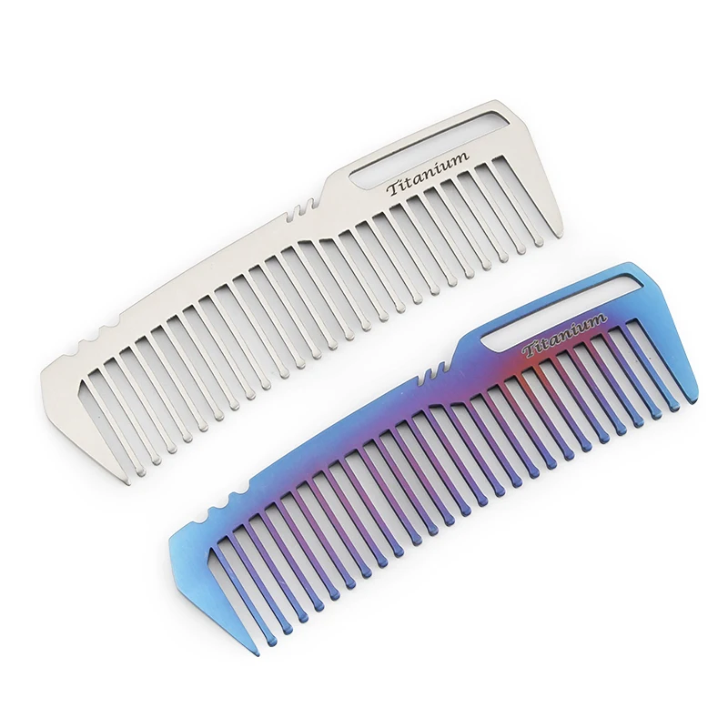 Mini Portable Titanium Alloy Comb EDC Super Light Titanium Comb Outdoor Small Accessories Camping Equipment
Mini Portable Titanium Alloy Comb EDC Super Light Titanium Comb Outdoor Small Accessories Camping Equipment