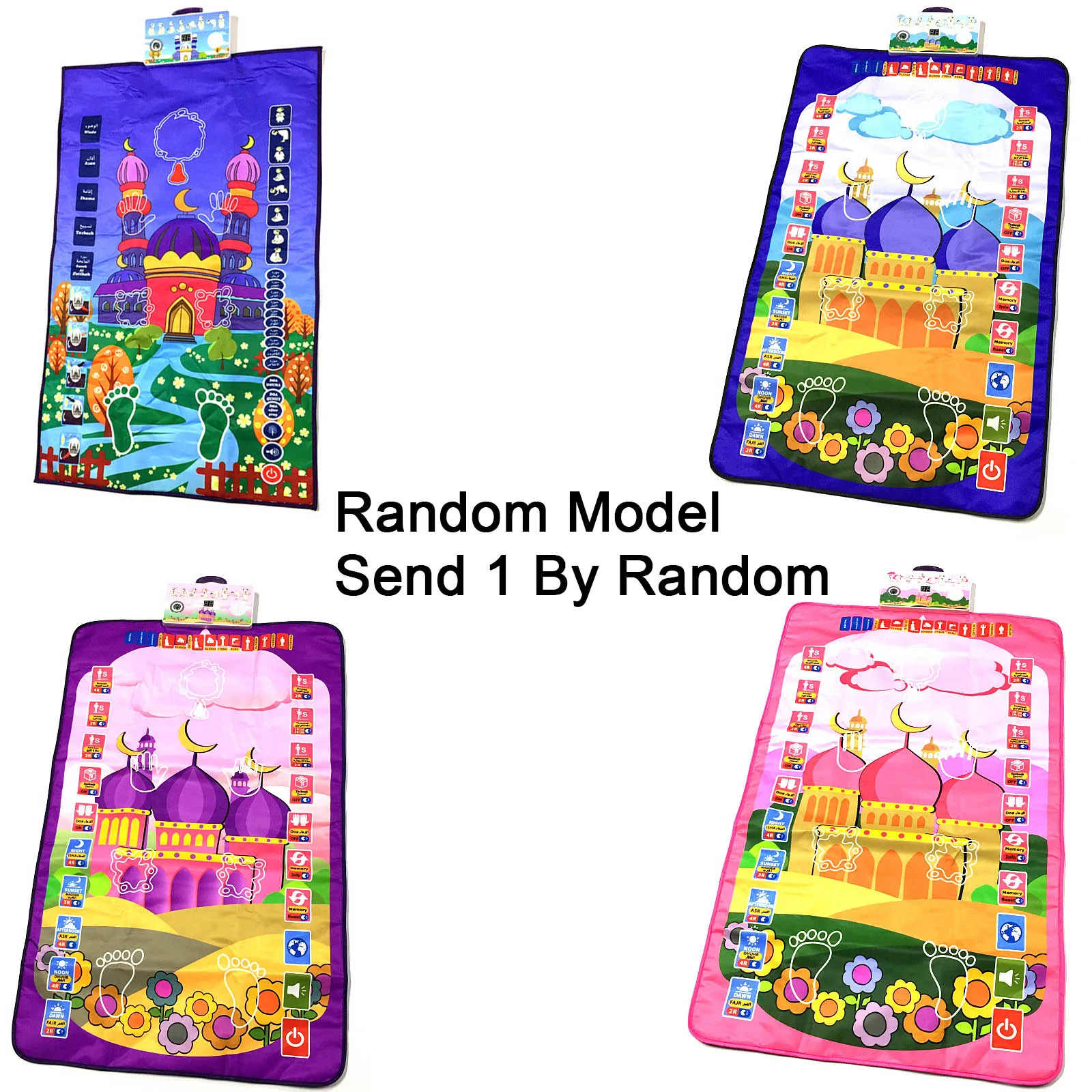 Hot Sale Children Educational Prayer Mat Islamic Muslim Electronic Interactive Prayer Rug Carpet Worship Musallah Speaker Blanke
Hot Sale Children Educational Prayer Mat Islamic Muslim Electronic Interactive Prayer Rug Carpet Worship Musallah Speaker Blanke