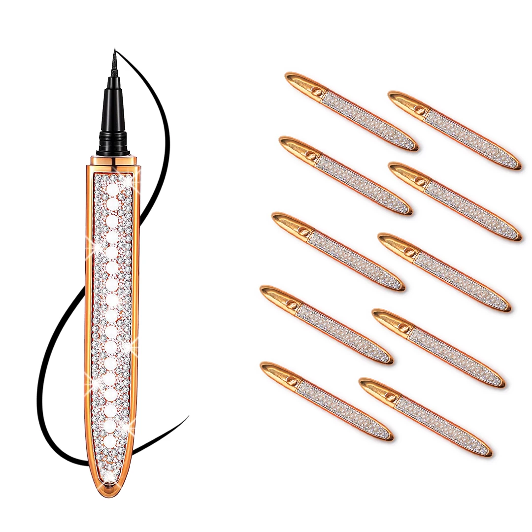 2 in 1 Eye Liner Pen, Diamond Bling Glitter Liquid Eyeliner, No Glue Non Magnetic, Eye Liner for Eye Makeup and Wear Normal Fals
2 in 1 Eye Liner Pen, Diamond Bling Glitter Liquid Eyeliner, No Glue Non Magnetic, Eye Liner for Eye Makeup and Wear Normal Fals