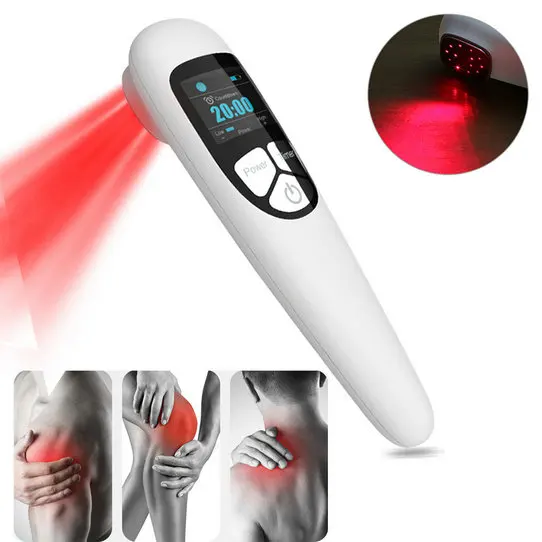 808nm 650nm Handy Cure Light Therapy Cold Laser Powerful Pain Relief Therapy Remove Swelling Release Chronic Muscle Tension
808nm 650nm Handy Cure Light Therapy Cold Laser Powerful Pain Relief Therapy Remove Swelling Release Chronic Muscle Tension