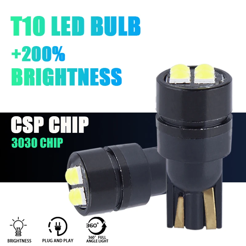 T10 W5W 194 Car LED Bulb Signal Light 3030 3D Chips Reading Lights for Car Wedge Parking Light Interior Lamp 12V 6000K 2uds
T10 W5W 194 Car LED Bulb Signal Light 3030 3D Chips Reading Lights for Car Wedge Parking Light Interior Lamp 12V 6000K 2uds