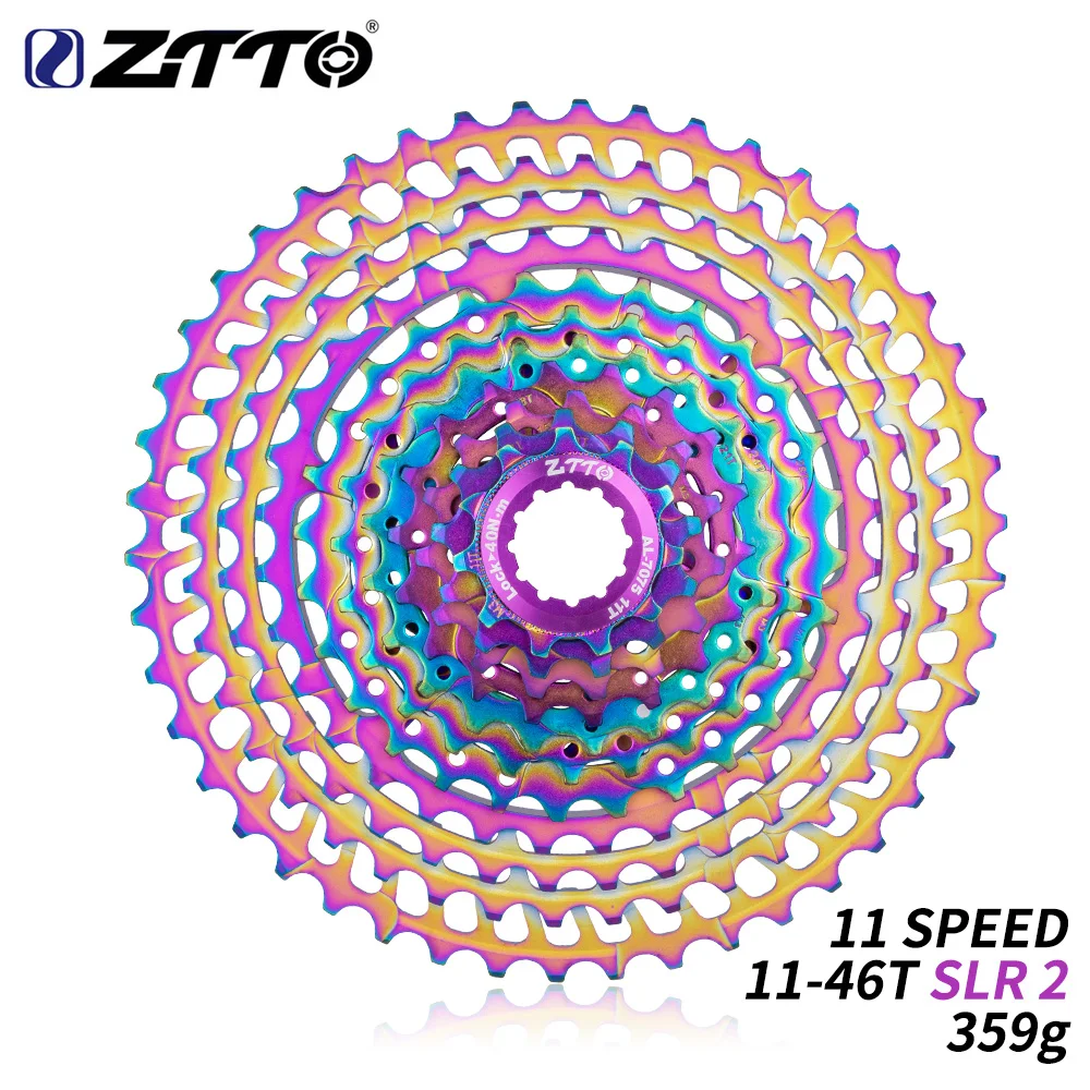 ZTTO 11 Speed 11-46T SLR 2 Bicycle Rainbow 11-50T Cassette HG system 11s ultralight Colorful 46T CNC k7 For MTB GX X1 NX M8000
ZTTO 11 Speed 11-46T SLR 2 Bicycle Rainbow 11-50T Cassette HG system 11s ultralight Colorful 46T CNC k7 For MTB GX X1 NX M8000