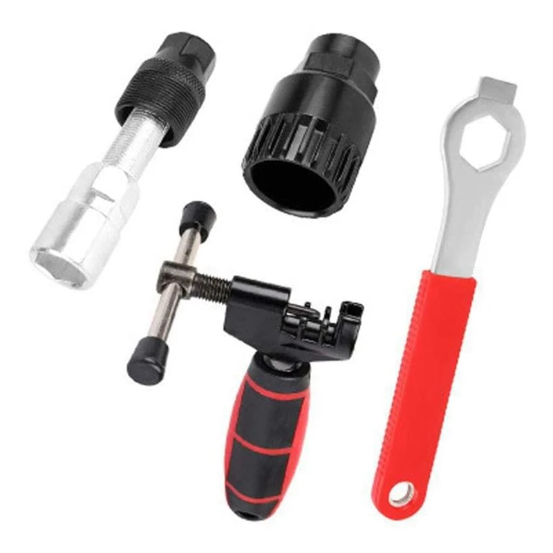 4 Pcs Bicycle Repair Tool Kit,Bike Crank Extractor/Arm Remover and Bottom Bracket Remover with Spanner/Wrench
4 Pcs Bicycle Repair Tool Kit,Bike Crank Extractor/Arm Remover and Bottom Bracket Remover with Spanner/Wrench